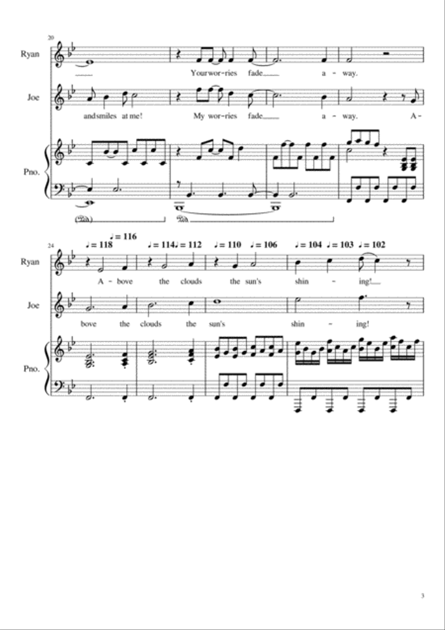Back Up In The Sky Piano scores gallery preview page 3