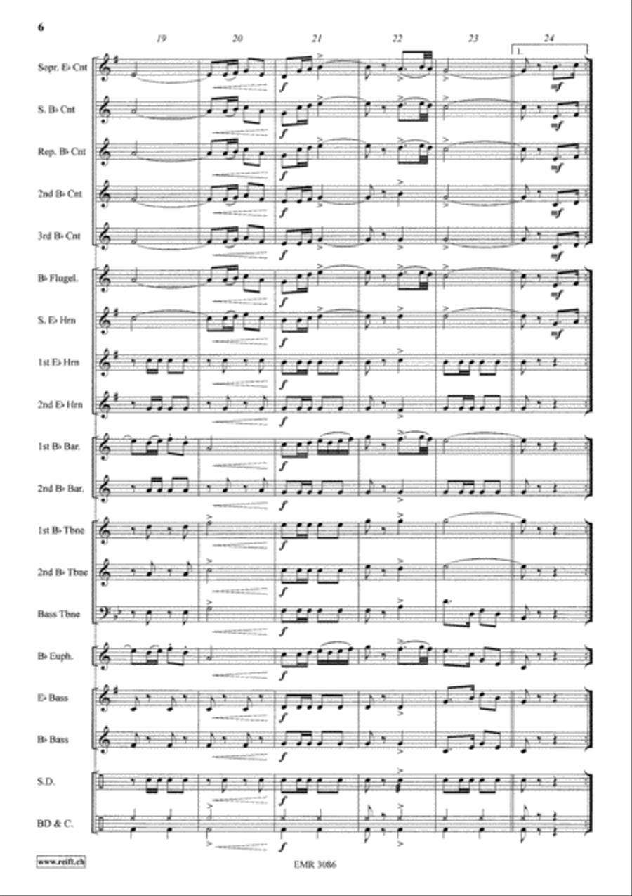 Mountain Echo Mountain Echo Brass Band scores gallery preview page 7