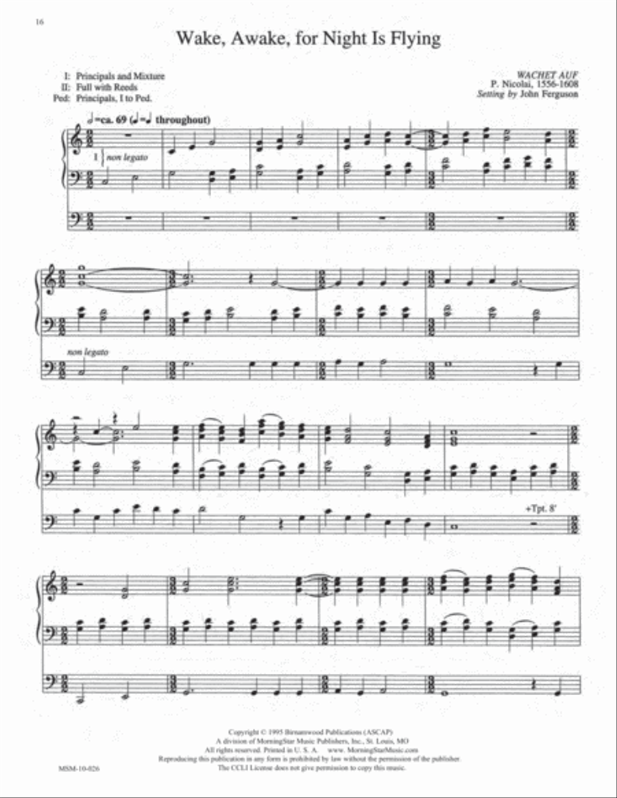 Advent Postludes for Organ Organ Solo scores gallery preview page 7