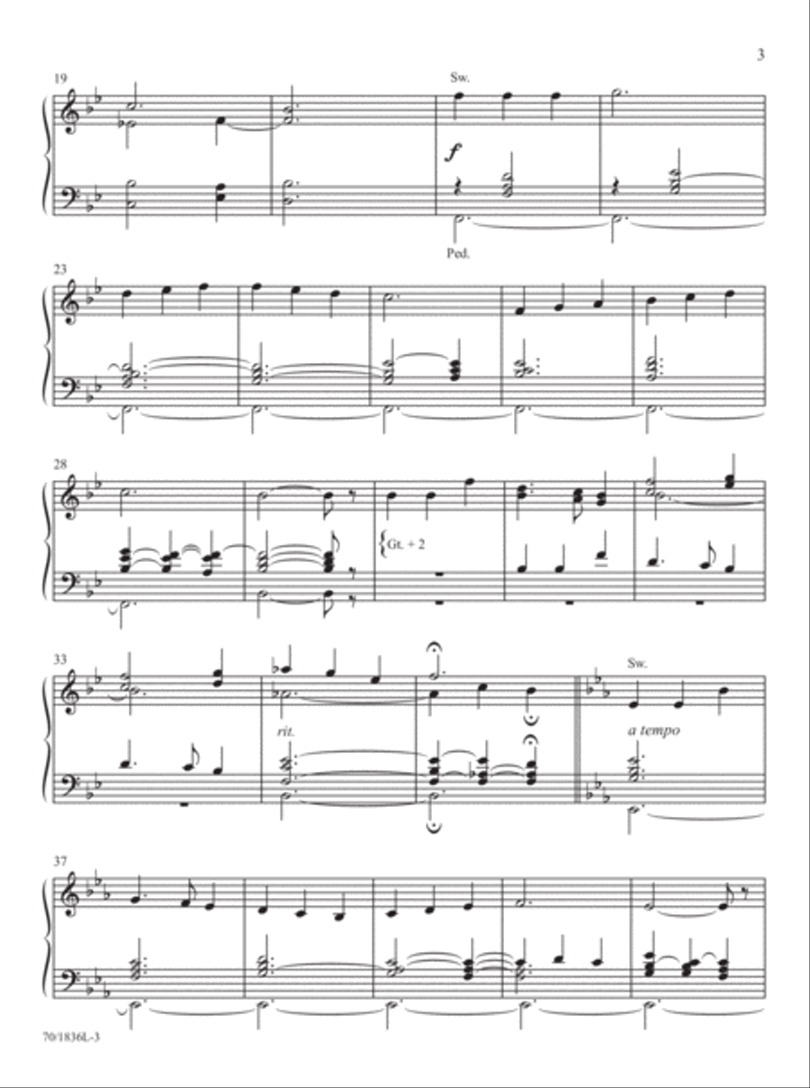 Easy Organ Library, Vol. 54 Organ scores gallery preview page 3