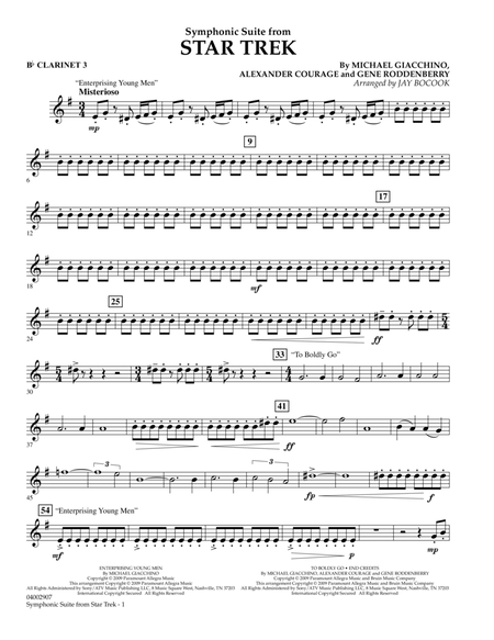 Symphonic Suite from Star Trek - Bb Clarinet 3