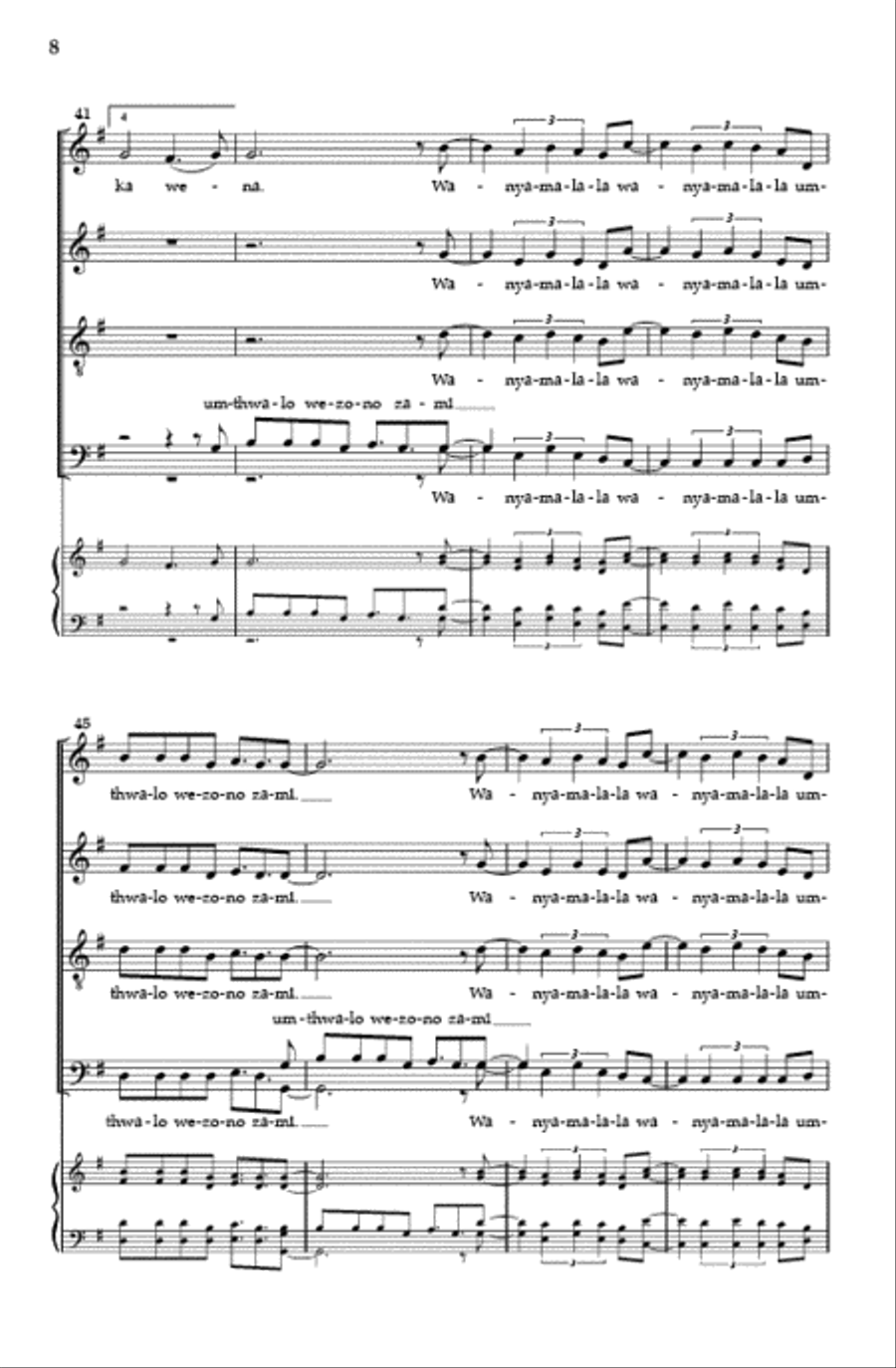 Modimo 4-Part scores gallery preview page 7