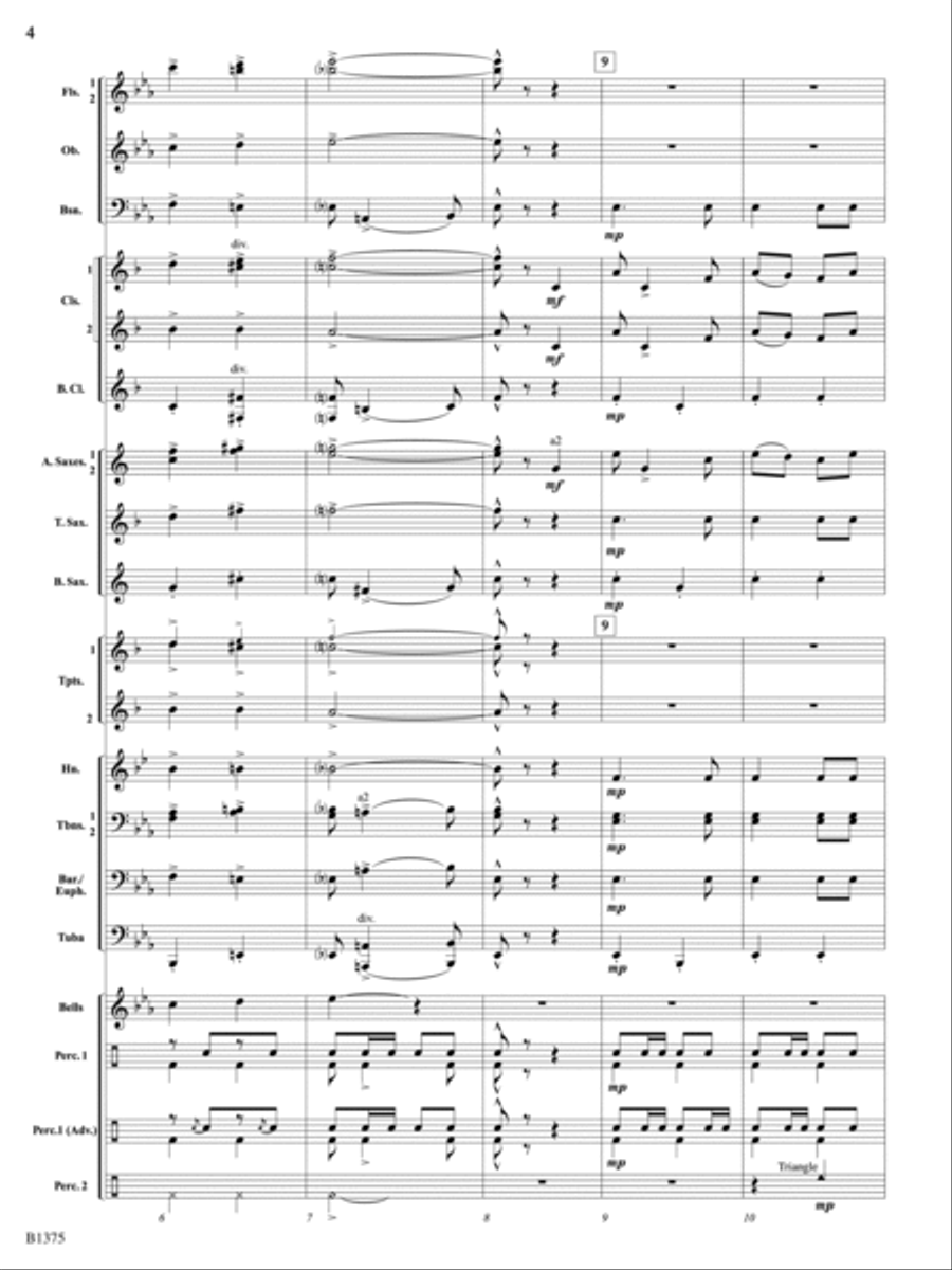 Excelsior! (Concert March): Score Concert Band scores gallery preview page 4