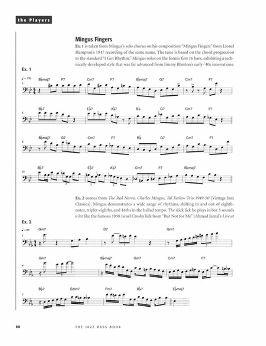 The Jazz Bass Book Book and CD scores gallery preview page 8