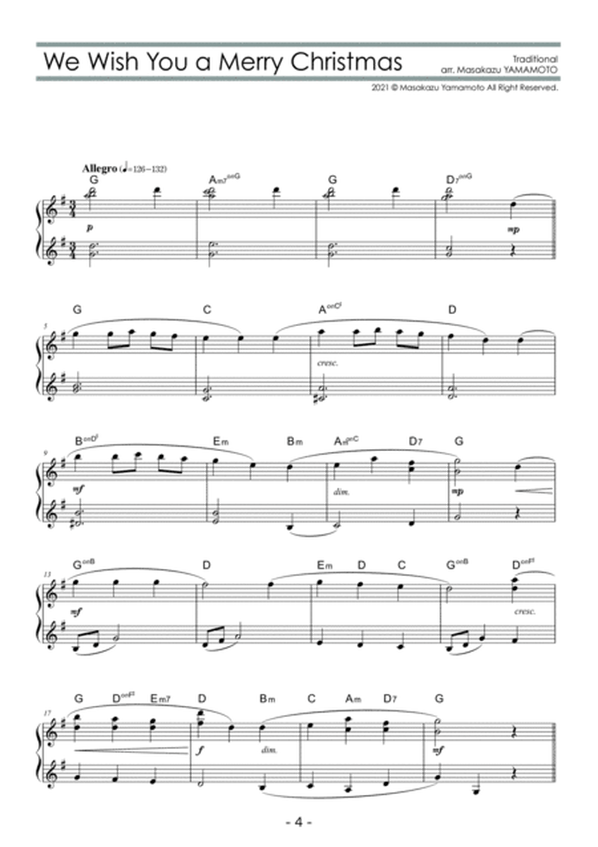 Christmas Piano Arrangement Collection Vol.1 [Piano solo / beginner or intermediate]