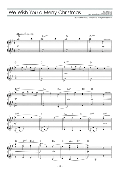 Christmas Piano Arrangement Collection Vol.1 [Piano solo / beginner or intermediate] by Various Piano Solo - Digital Sheet Music