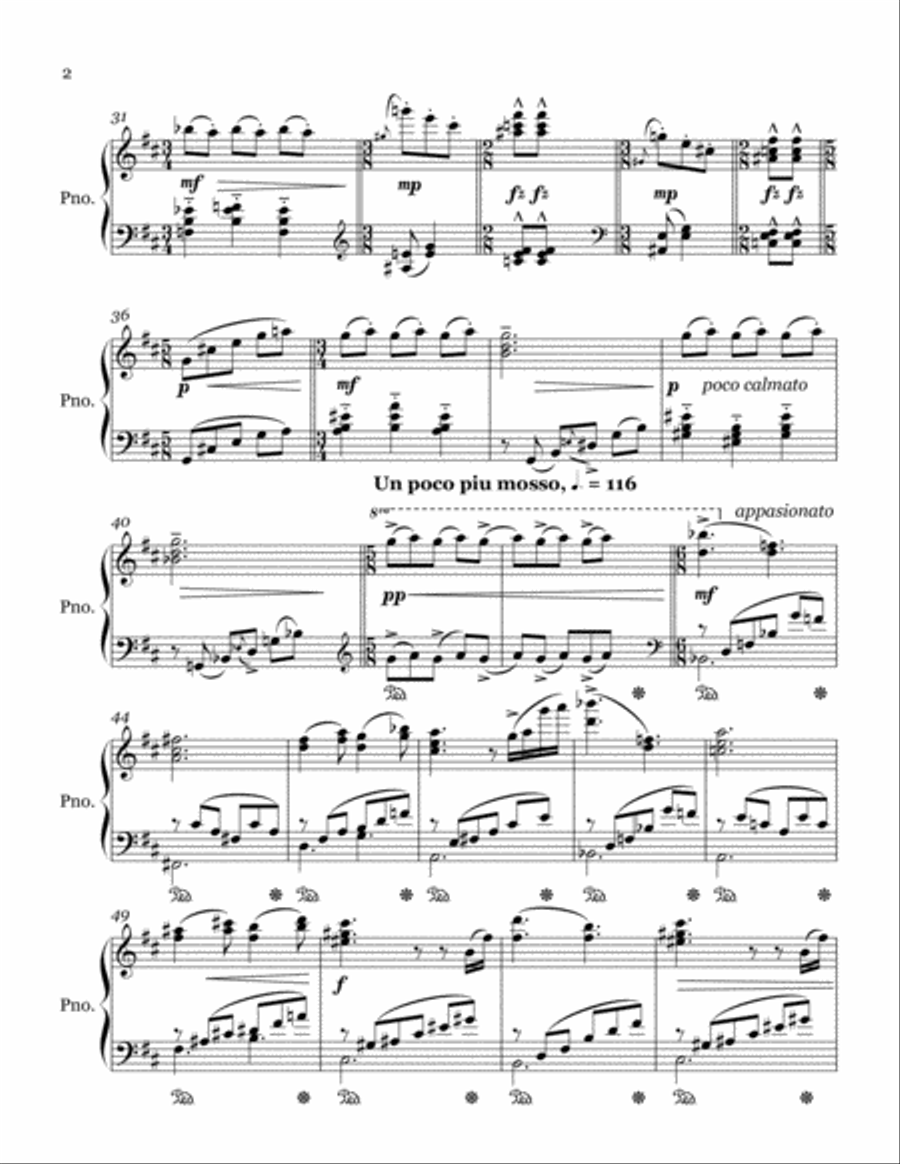 Preludes for Piano - II. Preludes for Piano - II. Piano Solo scores gallery preview page 2