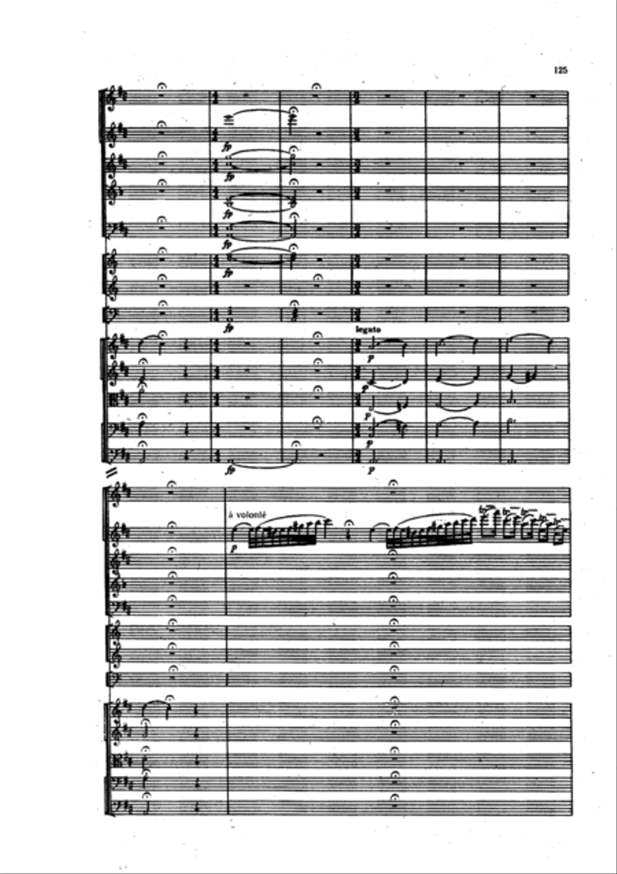 Overture to the vaudeville 'Morning and Evening' Full Orchestra scores gallery preview page 2