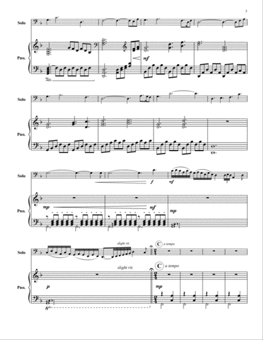 Pastorale Euphonium scores gallery preview page 3