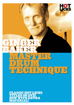 Book cover for Ginger Baker - Master Drum Technique