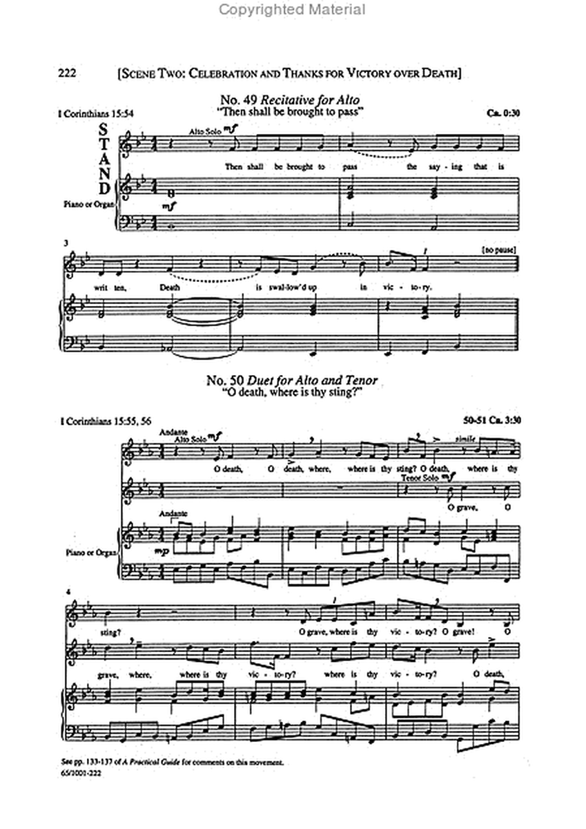 Messiah - Vocal Score image number null