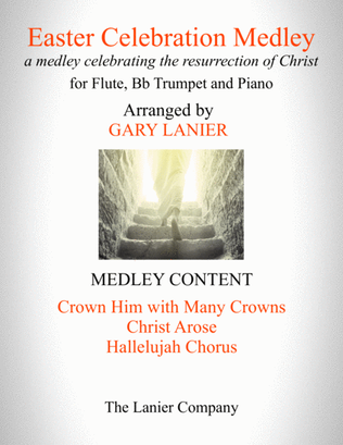 Book cover for EASTER CELEBRATION MEDLEY (for Flute, B flat Trumpet and Piano with Instrumental Parts)