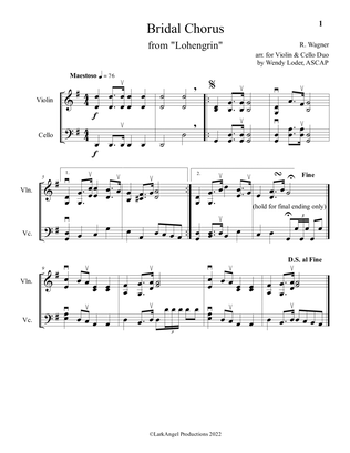 Bridal Chorus (from "Lohengrin")
