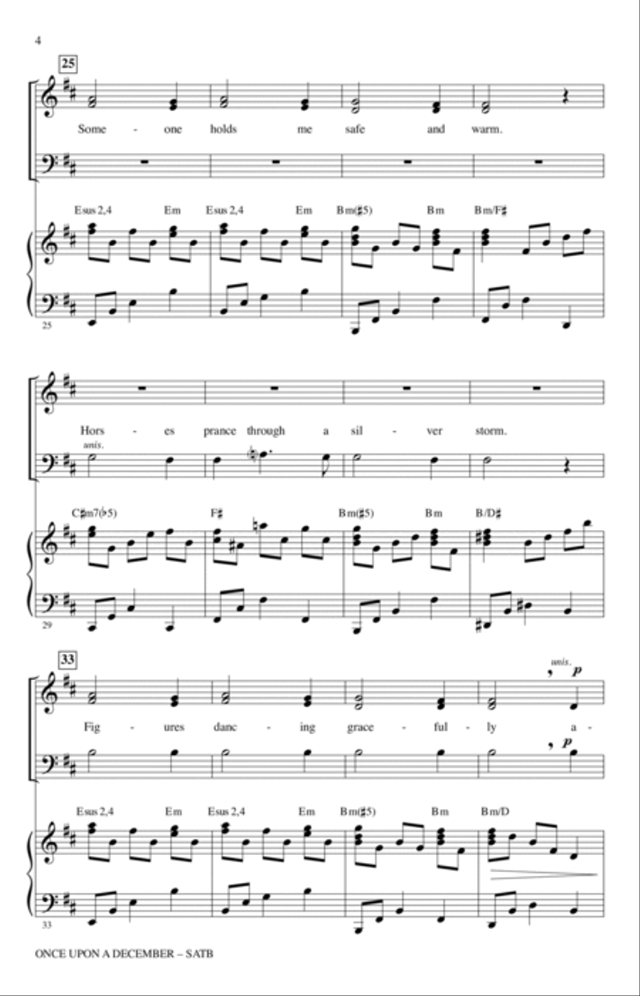 Once Upon A December (from Anastasia) (arr. Audrey Snyder) 4-Part scores gallery preview page 3