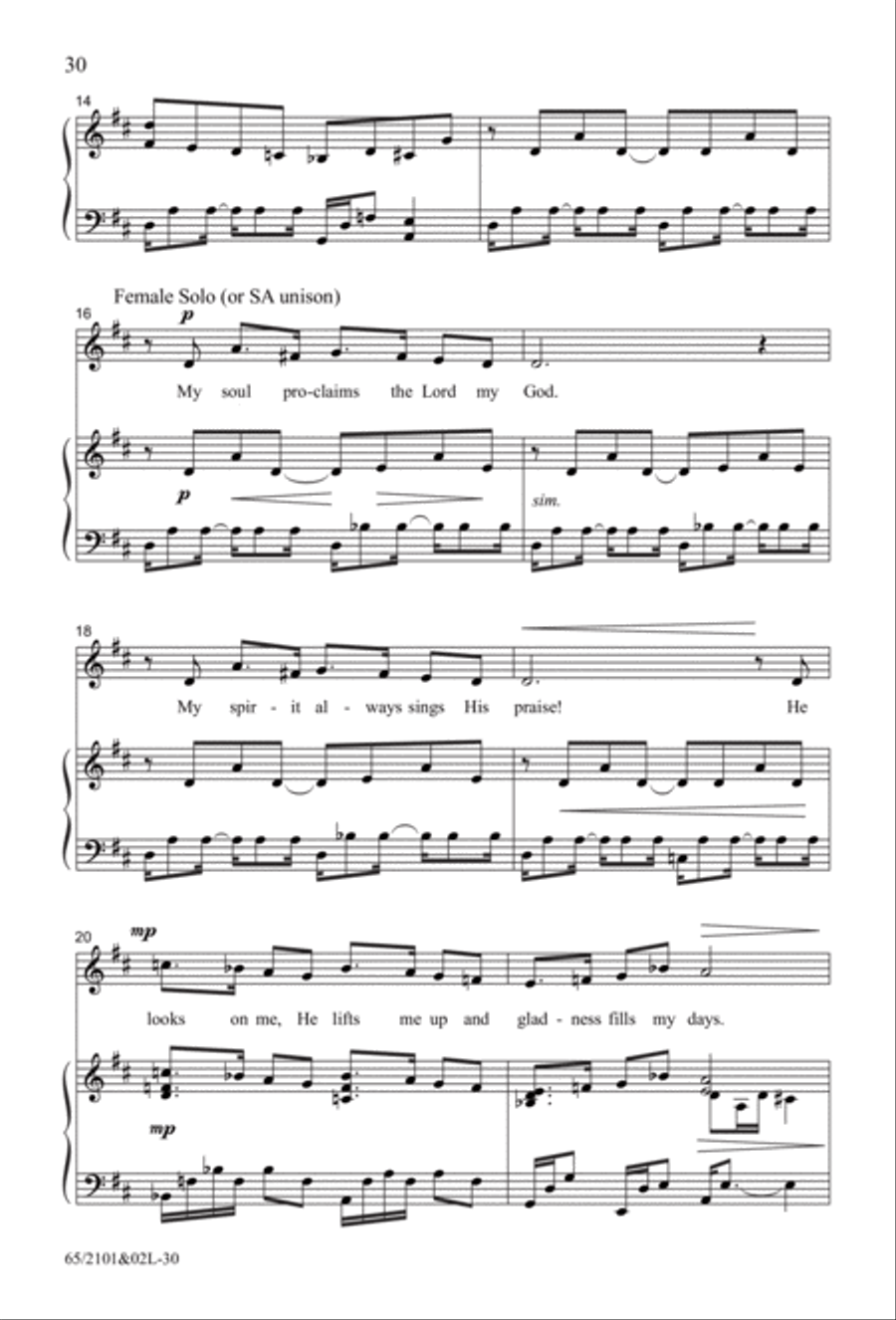 Everlasting Light - SATB with Performance CD 4-Part scores gallery preview page 21