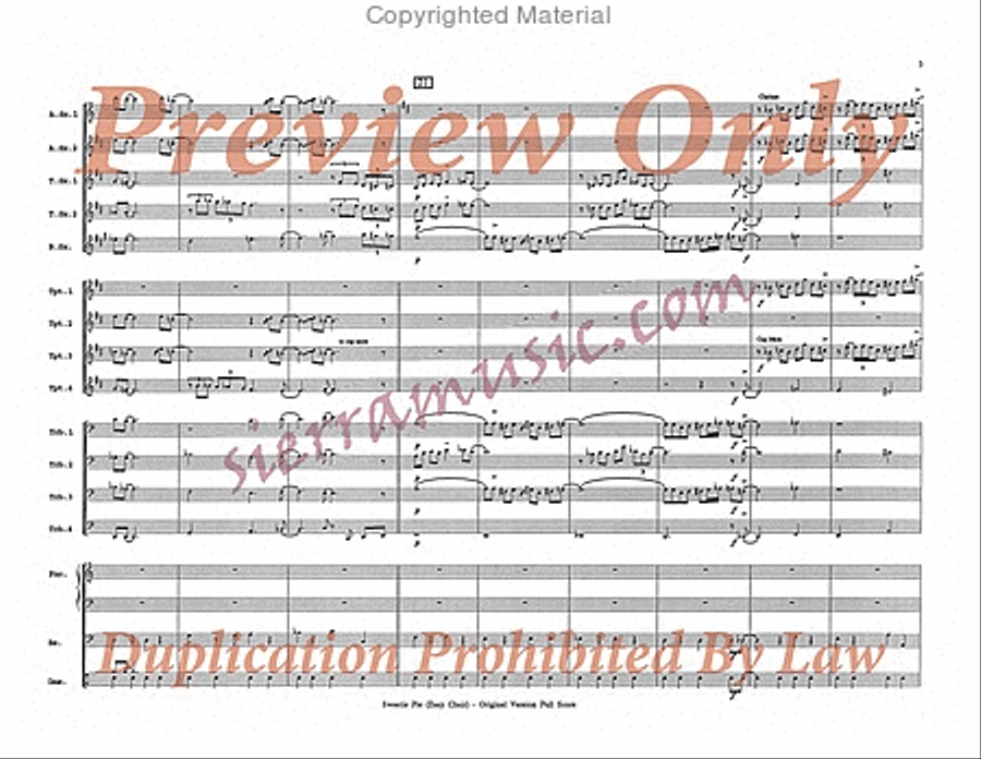 Sweetie Pie (Pro) (aka Easy Chair) Big Band scores gallery preview page 4