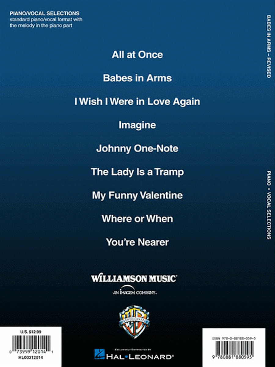 Babes in Arms - Revised Babes in Arms - Revised Piano, Vocal, Guitar scores gallery preview page 2