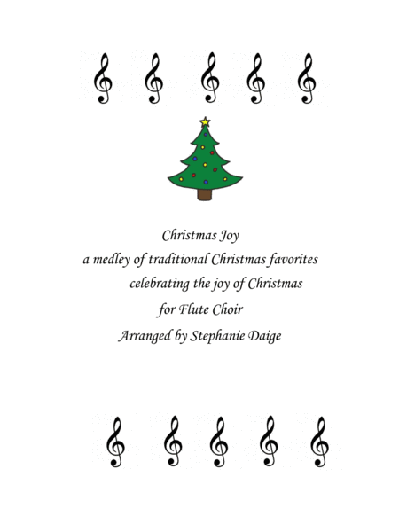 Christmas Joy Medley for Flute Choir image number null