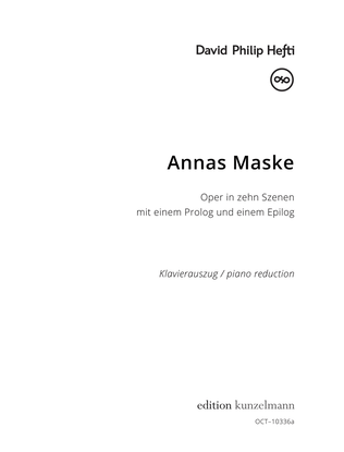 Book cover for Anna's mask