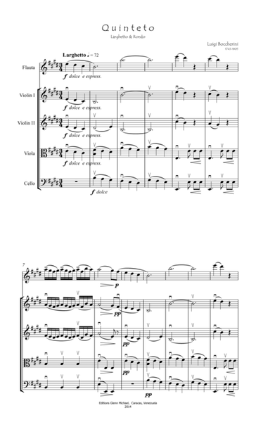 Quintet for flute & string quartet image number null