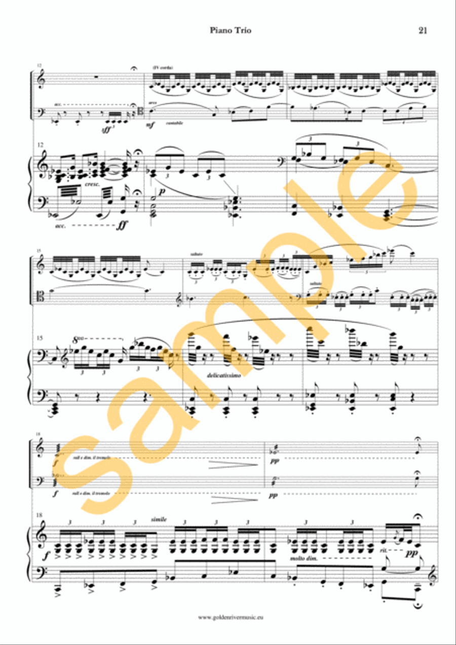 Piano Trio Piano Trio scores gallery preview page 8