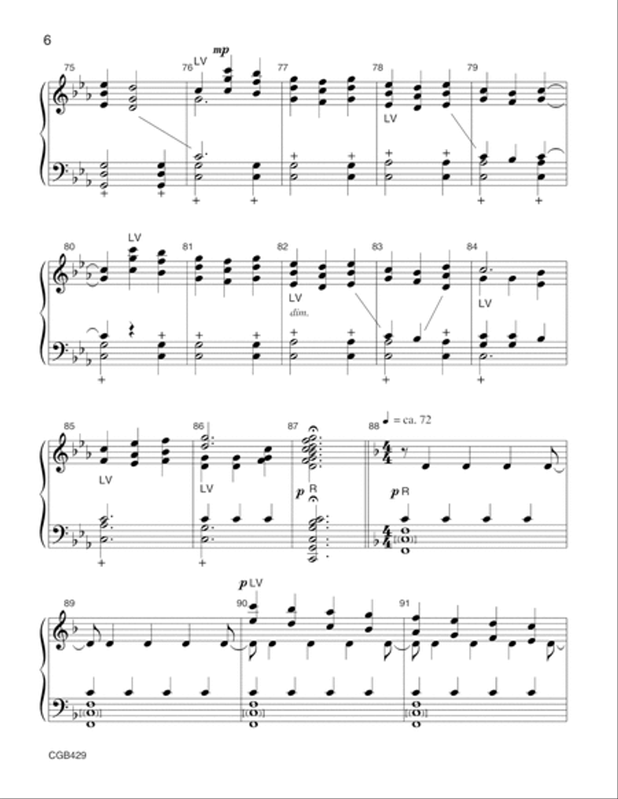 An Easter Carillon - Choir I Score Choir scores gallery preview page 6