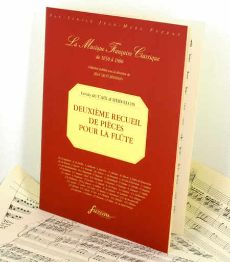 Caix d'Hervelois Second volume of pieces for flute with continuo Flute
