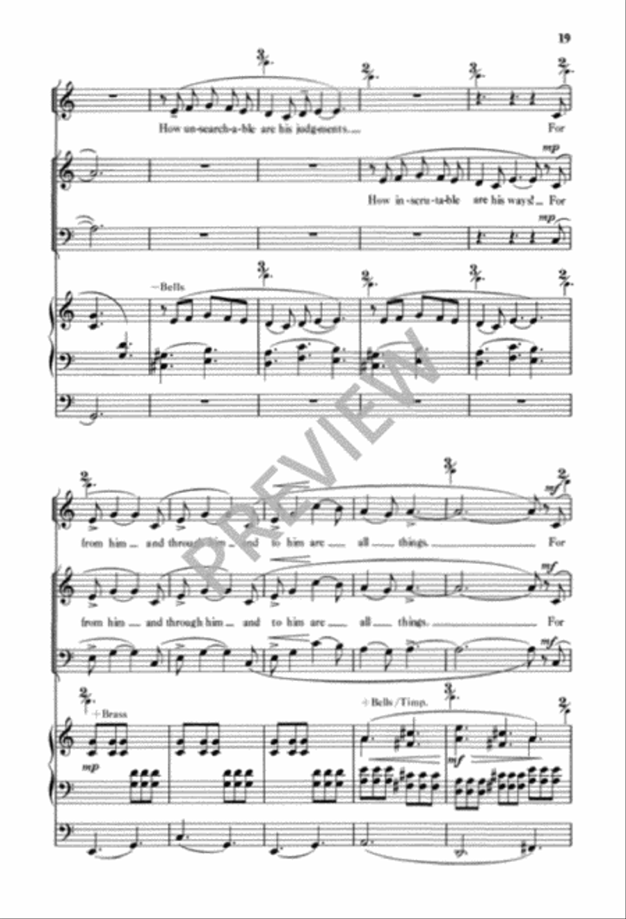 A Prayer for Us A Prayer for Us 4-Part scores gallery preview page 21