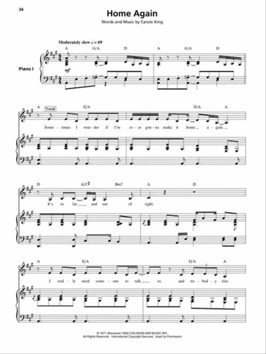 The Carole King Keyboard Book Piano scores gallery preview page 8
