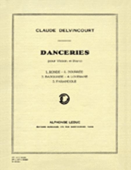 Danceries pour Violon et Piano - No. 1 Ronde