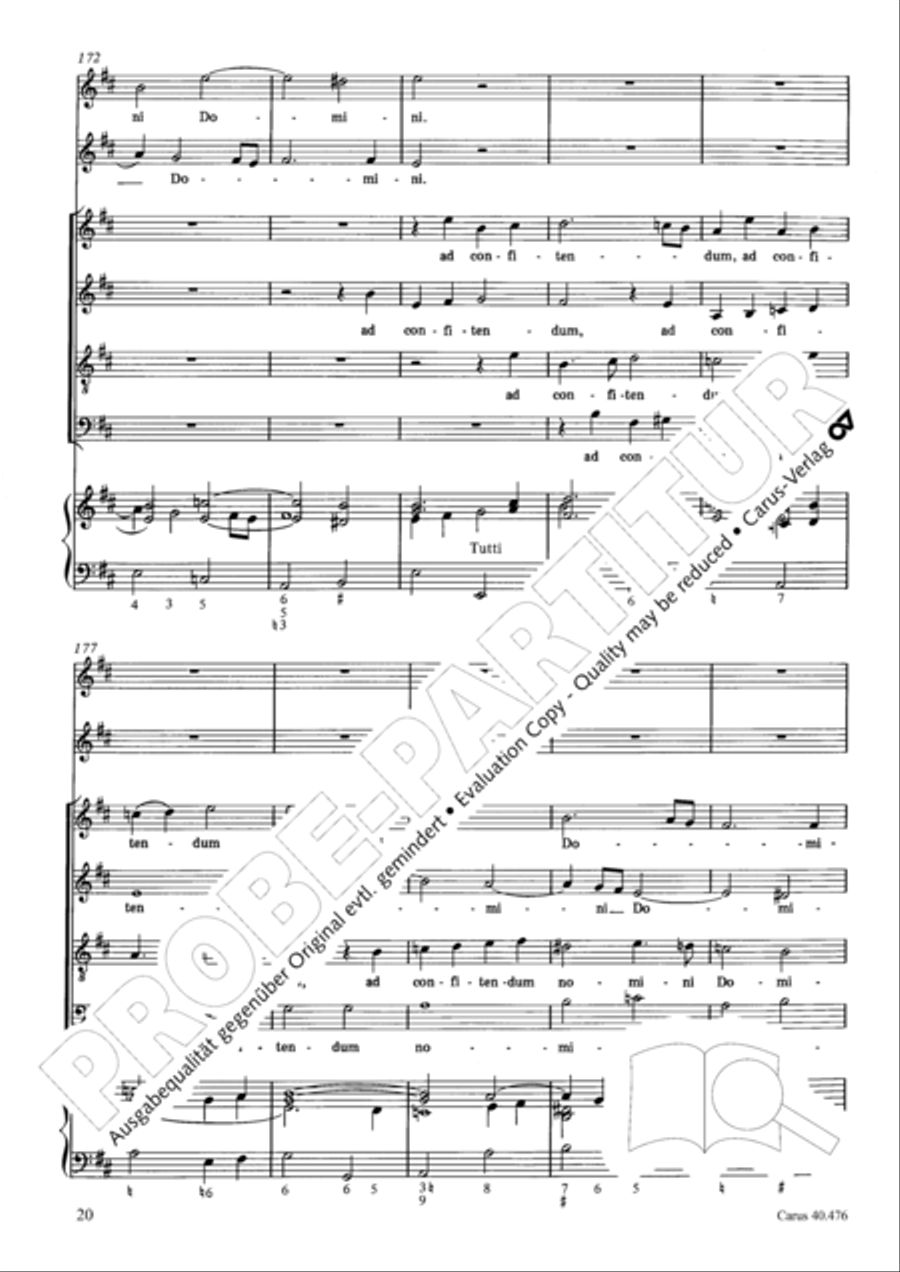 Psalm 121 (Laetatus sum) SA scores gallery preview page 21