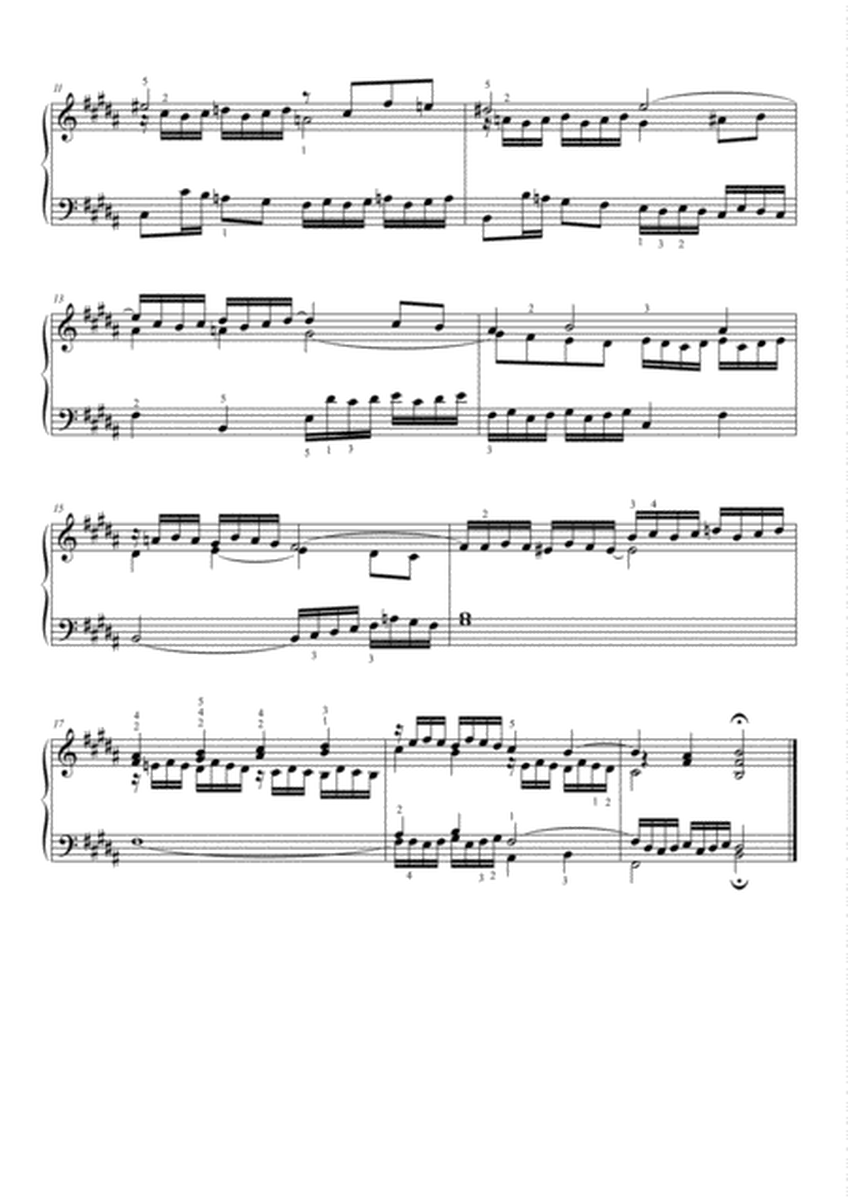 Prelude and Fugue in B Major, BWV 868 image number null