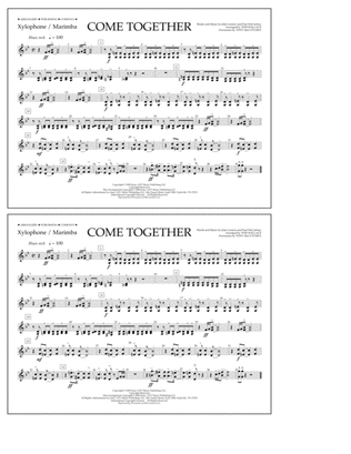 Come Together (arr. Tom Wallace) - Xylophone/Marimba