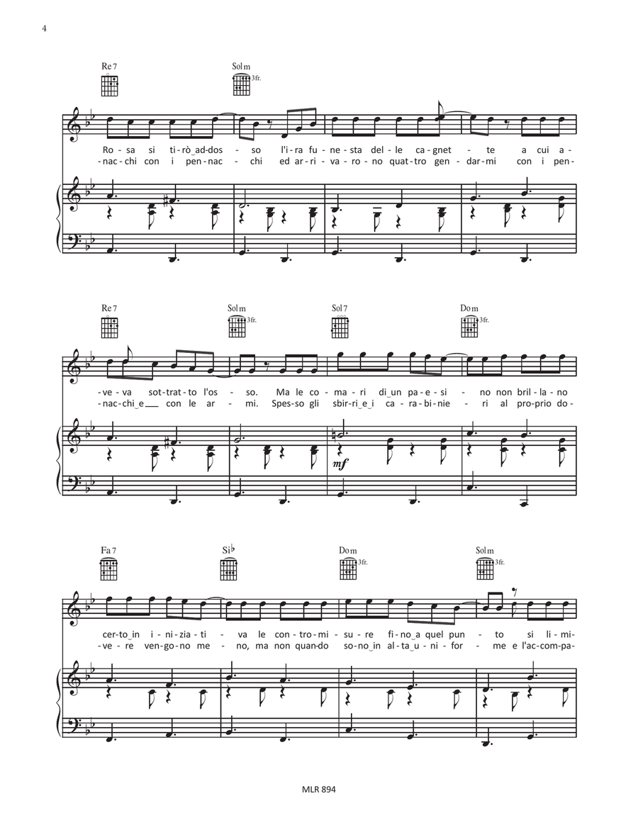 Bocca di rosa Voice scores gallery preview page 4