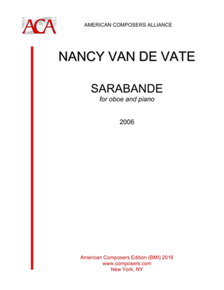 [Van de Vate] Sarabande for Oboe and Piano
