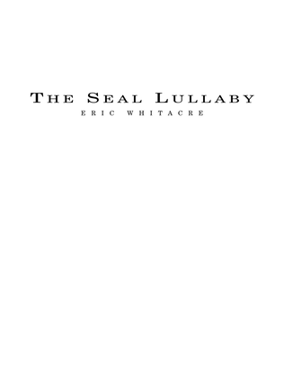 Book cover for The Seal Lullaby - Conductor Score (Full Score)
