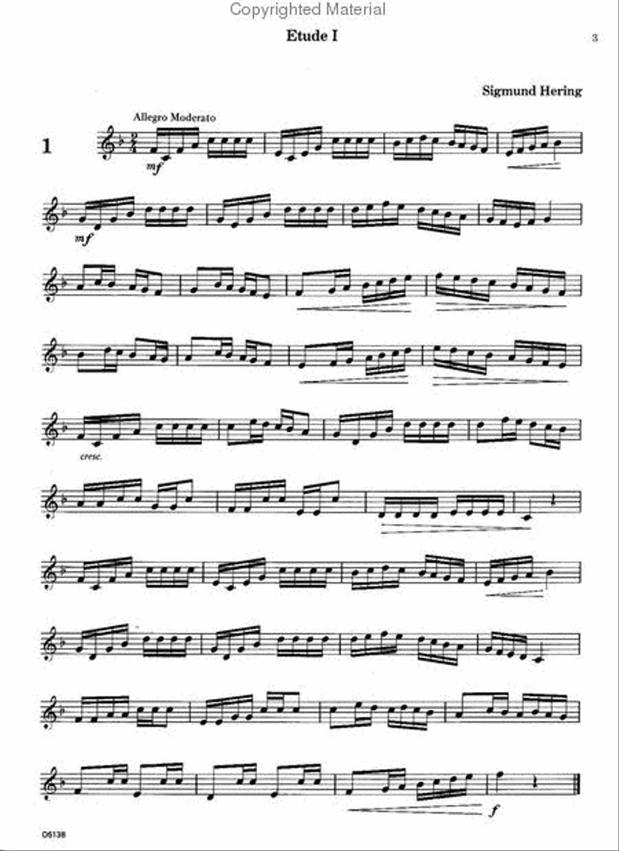 The Sigmund Hering Trumpet Course - Book 3 Trumpet scores gallery preview page 2