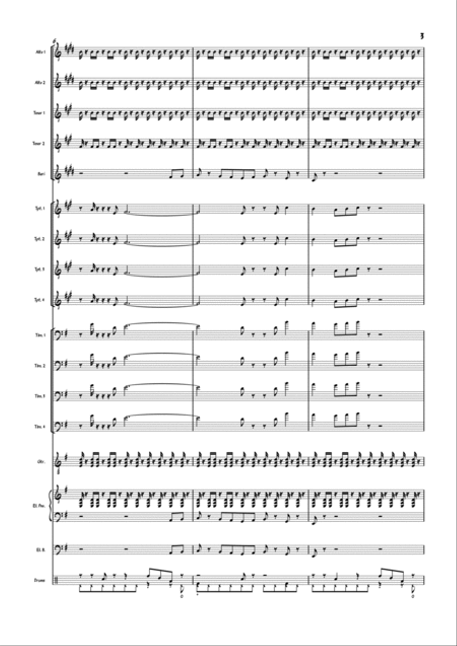 Lingus Jazz Ensemble scores gallery preview page 4