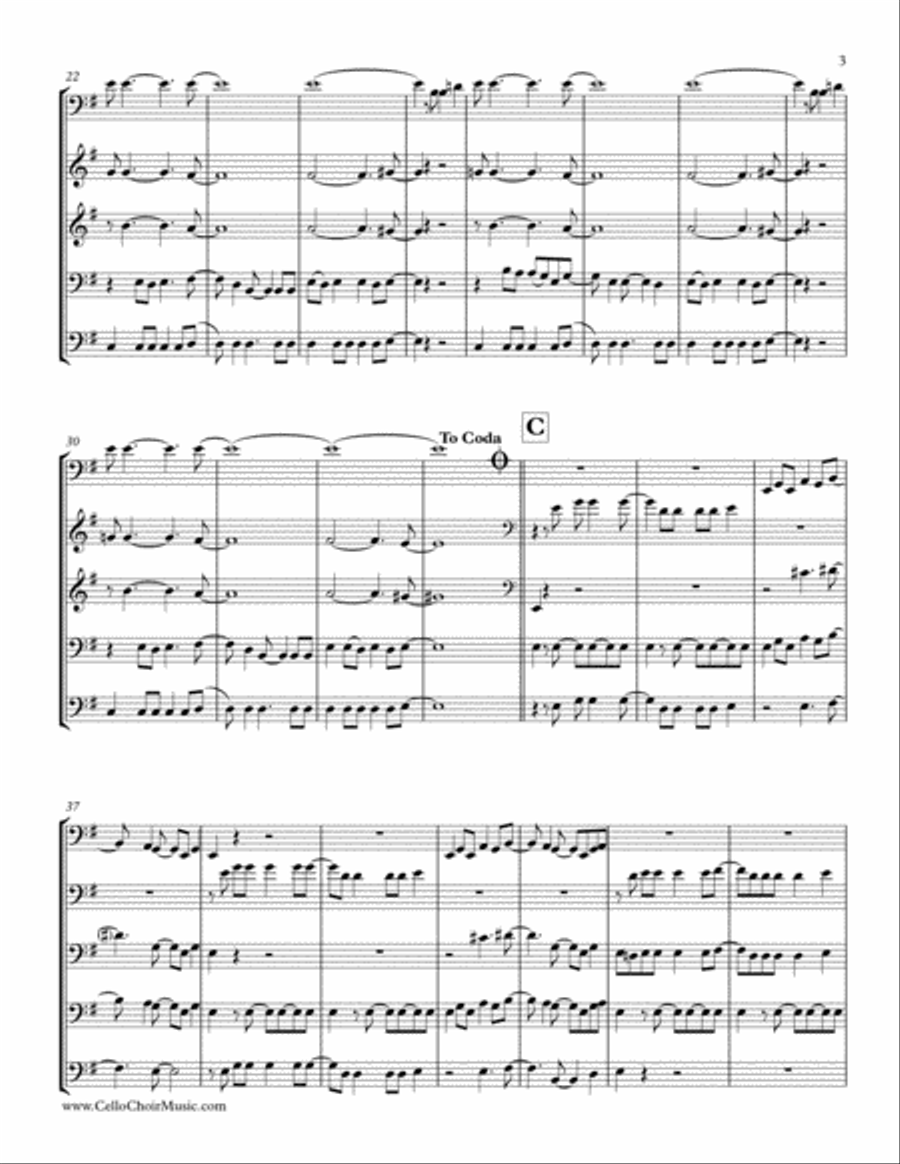 Happy String Quintet scores gallery preview page 3