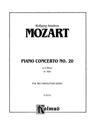 Book cover for Mozart: Piano Concerto No. 20 in D Minor, K. 466