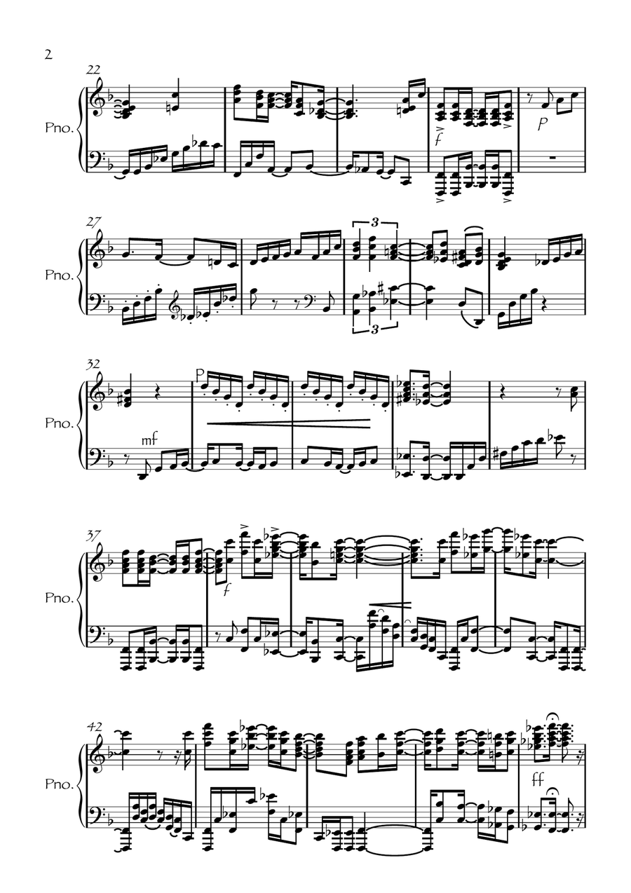 Quirino con su Tres ( Quirino and his laud) Piano Solo scores gallery preview page 2