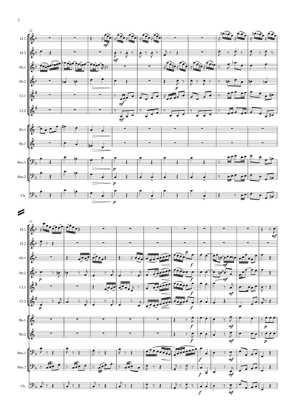 Bach: Italian Concerto BWV971 Mvt.I - symphonic wind/bass image number null