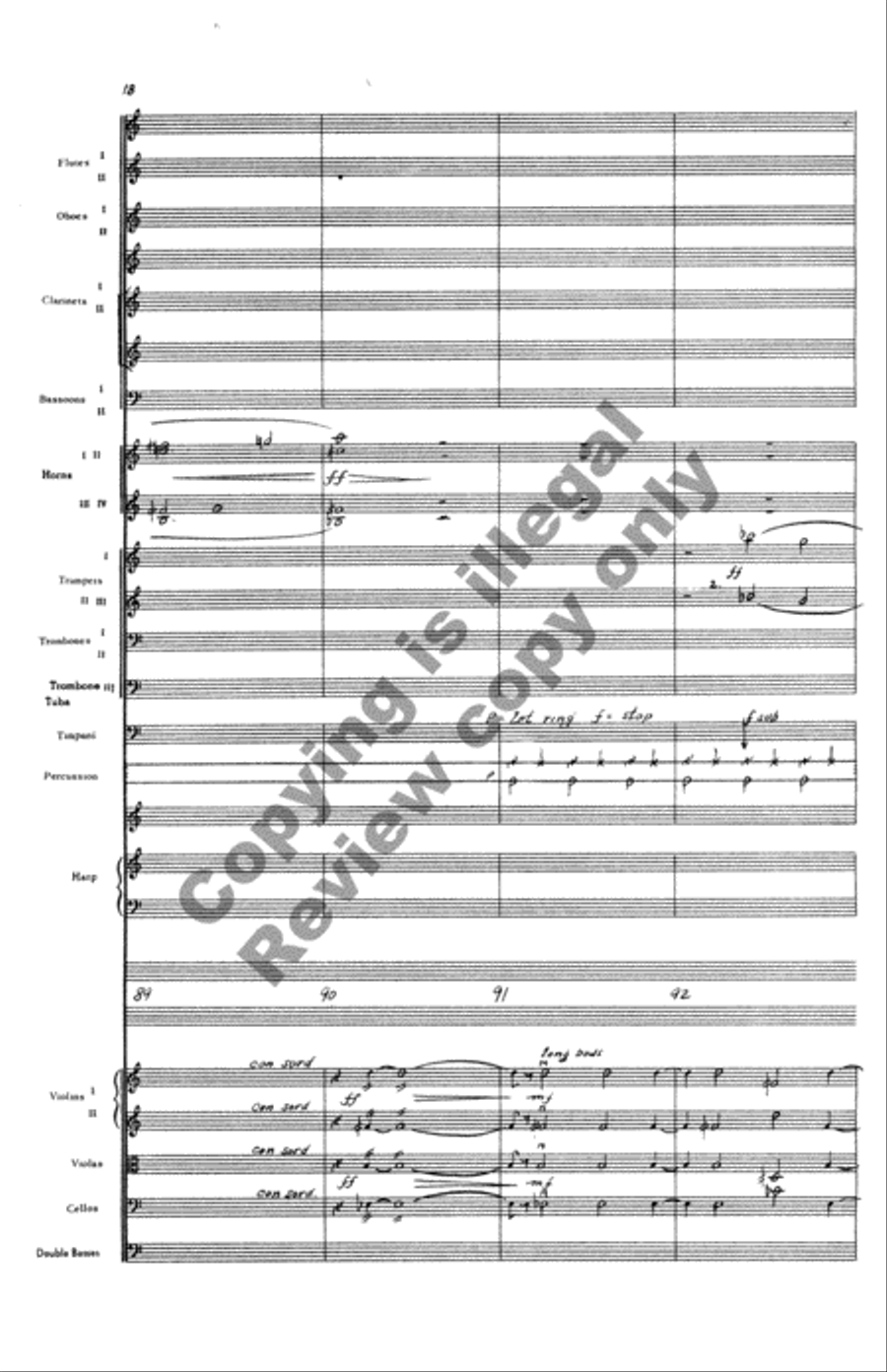 Concerto for Orchestra Concerto for Orchestra Full Orchestra scores gallery preview page 96