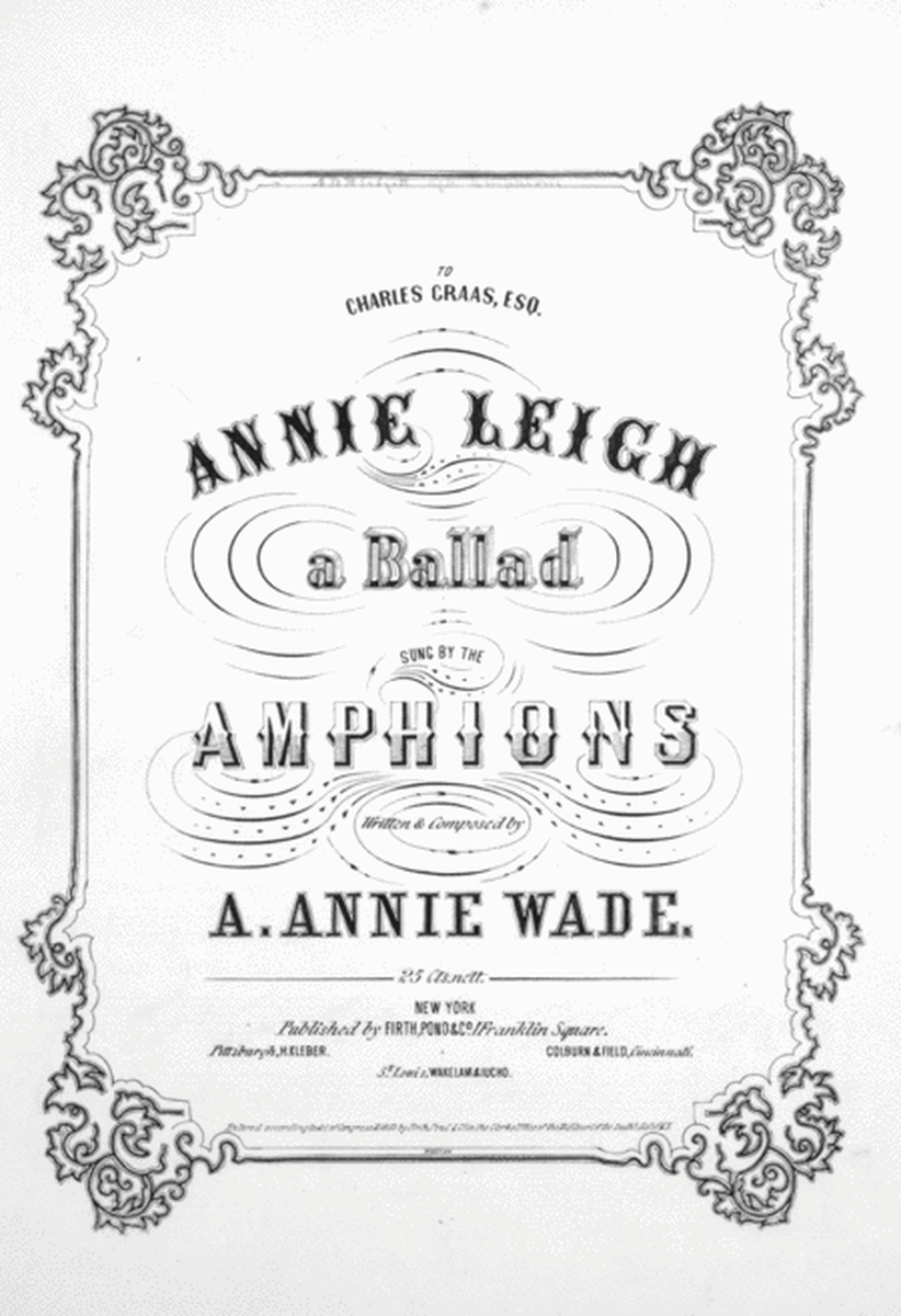Annie Leigh, a Ballad