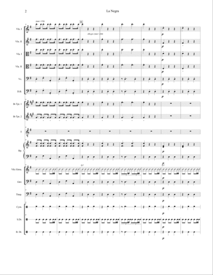 El Son De La Negra String Orchestra scores gallery preview page 2