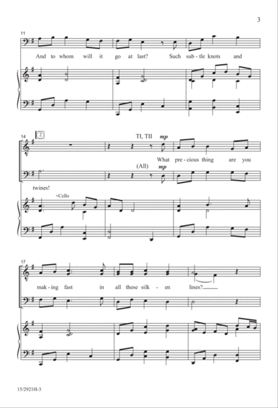 Where Dwells the Soul of My Love TTB scores gallery preview page 3
