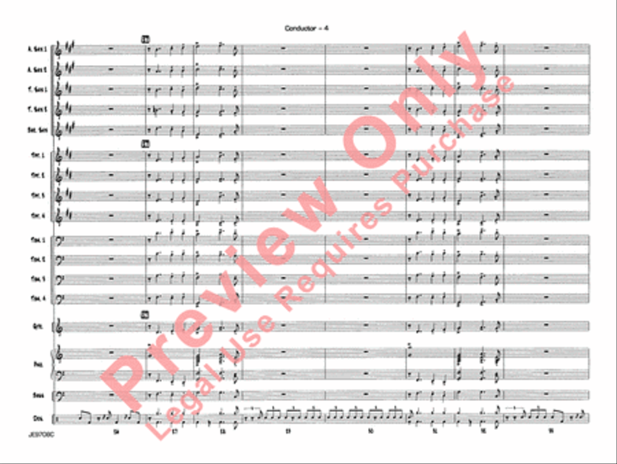 Cute Cute Jazz Ensemble scores gallery preview page 6