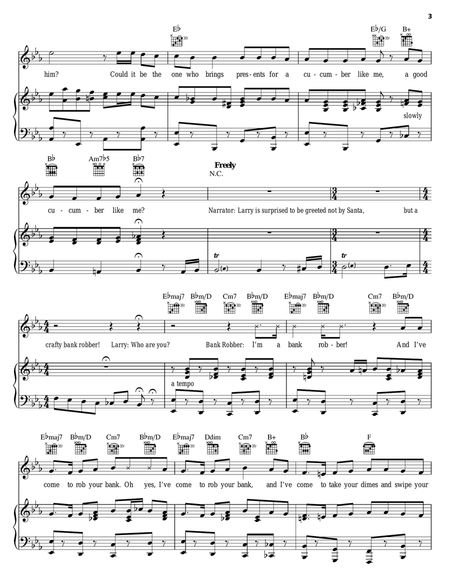 Oh, Santa! Oh, Santa! Piano, Vocal, Guitar scores gallery preview page 3