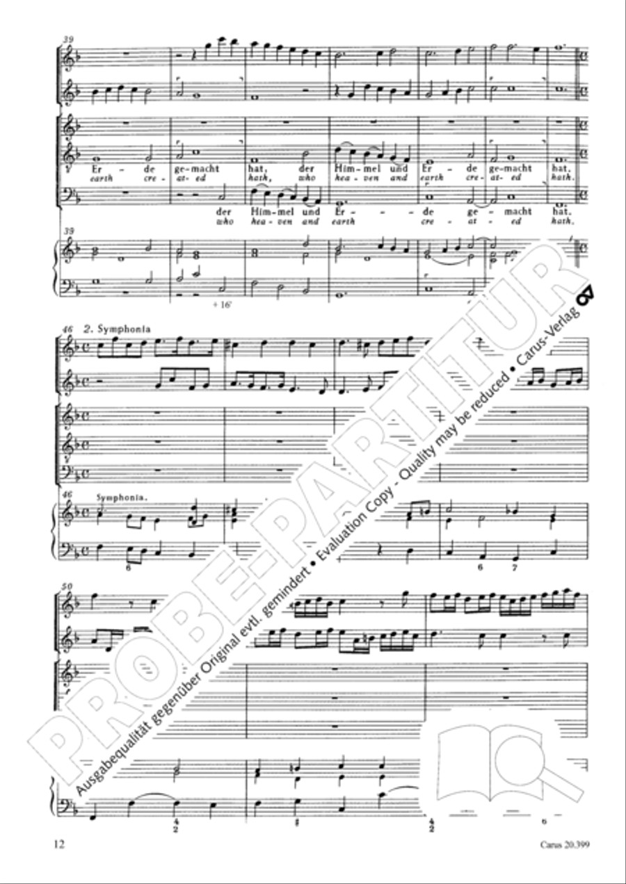 I lift up mine eyes (Ich hebe meine Augen auf zu den Bergen) ATB scores gallery preview page 13