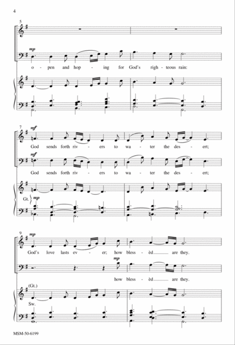 Blessèd, How Blessèd Blessèd, How Blessèd 2-Part scores gallery preview page 3
